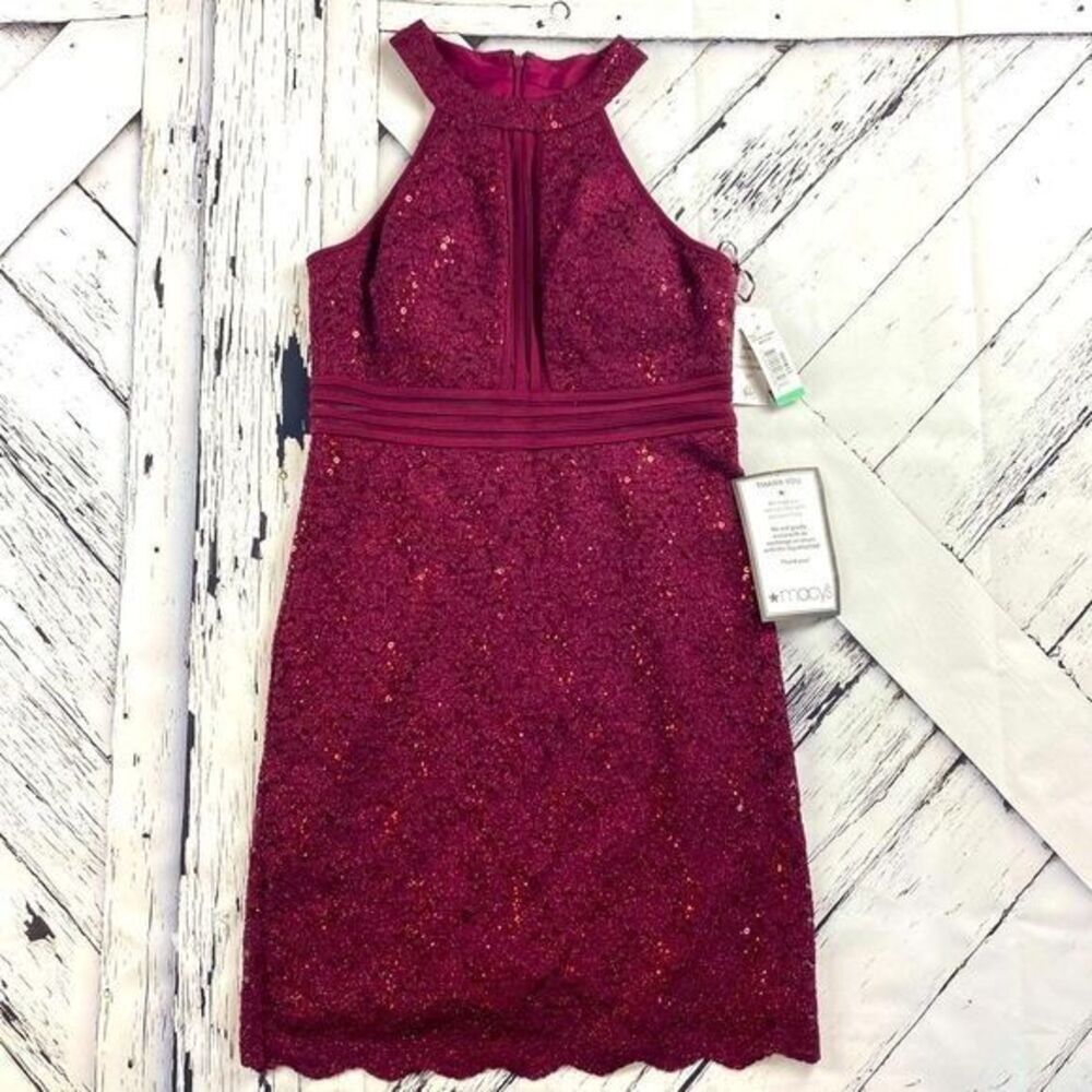 NEW Night Way Collections Dresses Merlot Size 8P